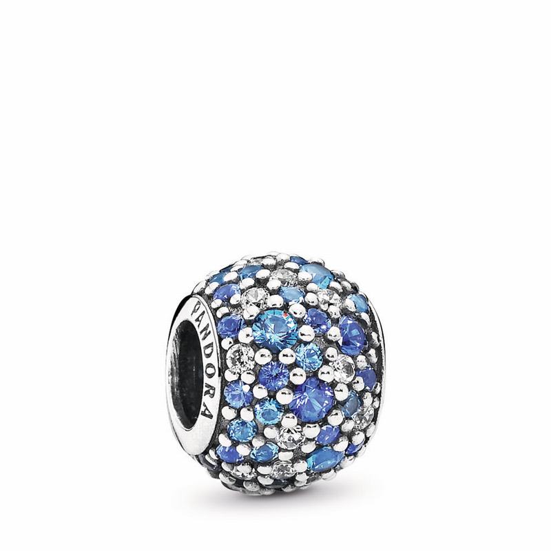 Pandora Sky Mosaic Pavé Charm NZ Sale, Sterling Silver (852371-GBN)